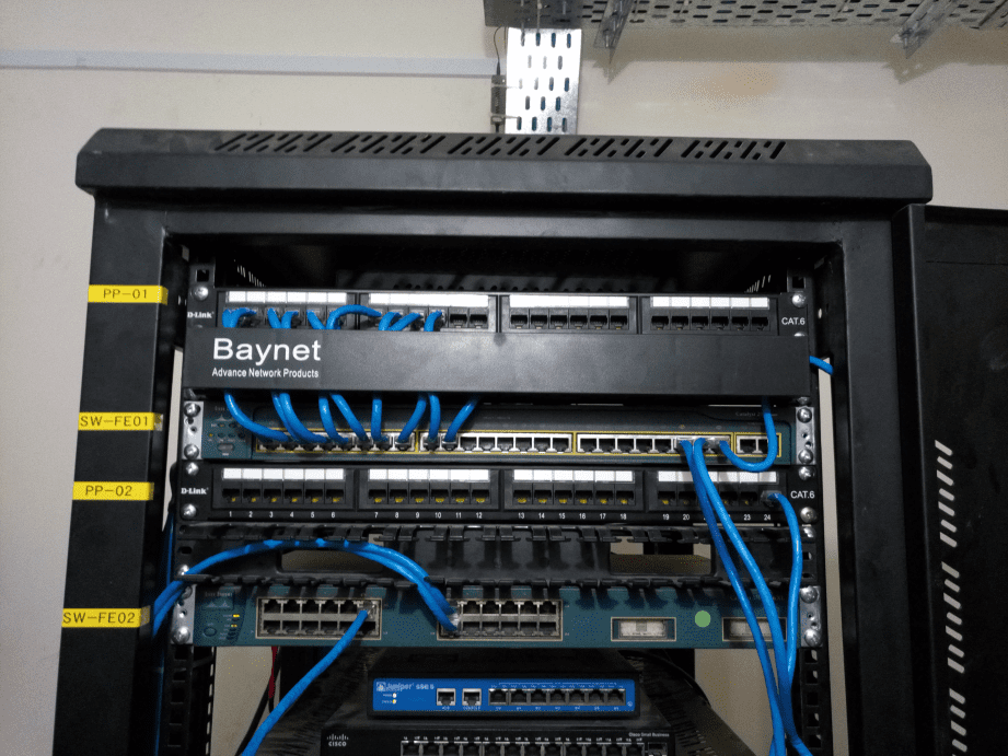 Setting Cable in the Server